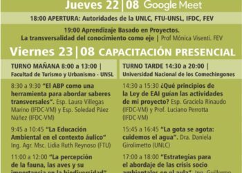 UNLC: SE VIENEN LAS XII JORNADAS RESA-2024 PARA FORTALECER LA “EDUCACIÓN AMBIENTAL INTEGRAL”
