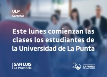 EL LUNES 12 COMIENZAN LAS CLASES EN LA UNIVERSIDAD DE LA PUNTA