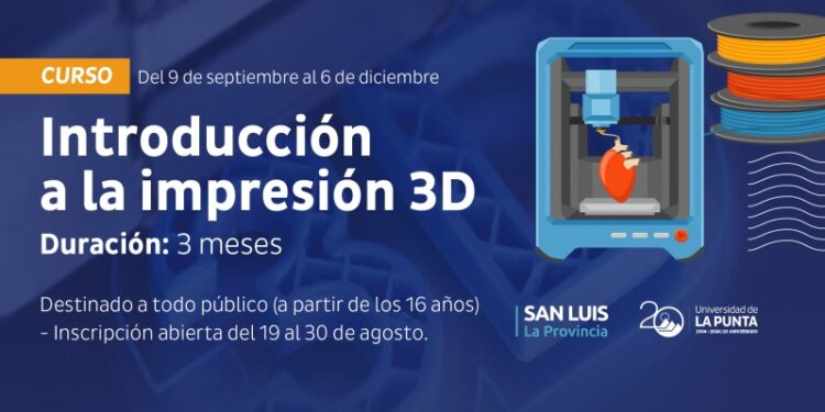 LA ULP DICTARÁ UN TALLER DE IMPRESIÓN 3D PARA TODO PÚBLICO