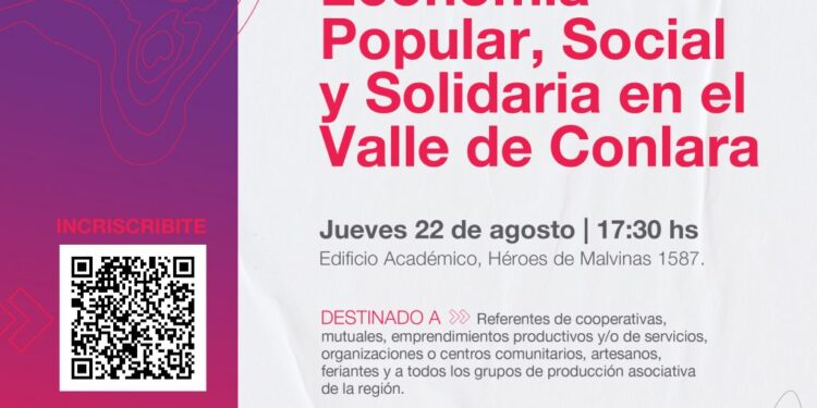 LA UNLC INVITA AL TALLER DE DIAGNÓSTICO PARTICIPATIVO SOBRE ECONOMÍA POPULAR, SOCIAL Y SOLIDARIA