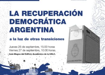 JORNADAS DE REFLEXIÓN SOBRE LA TRANSICIÓN DEMOCRÁTICA EN LA UNLC