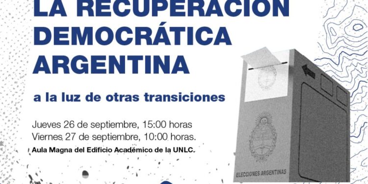 JORNADAS DE REFLEXIÓN SOBRE LA TRANSICIÓN DEMOCRÁTICA EN LA UNLC