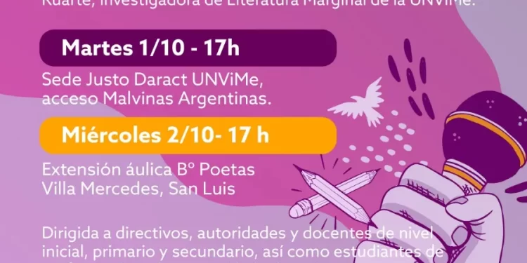 UNVIME: INVITAN A TALLER DE POESÍA BILINGÜE PORTUGUÉS – ESPAÑOL