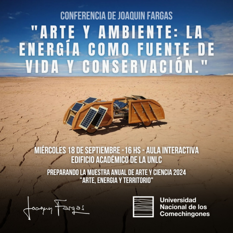 LA UNLC ORGANIZA UNA CONFERENCIA VIRTUAL SOBRE ARTE Y AMBIENTE