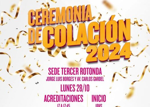 UPRO; SE VIENE LA SEGUNDA: CEREMONIA DE COLACIÓN 2024