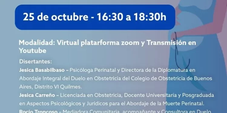 UNVIME: ORGANIZAN WEBINAR SOBRE “APROXIMACIONES AL DUELO GESTACIONAL Y PERINATAL”