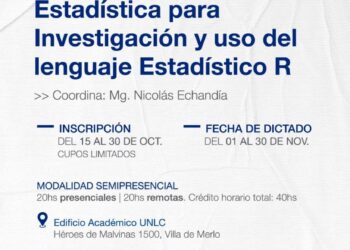UNLC: SE ABREN LAS INSCRIPCIONES PARA UN CURSO DE POSGRADO EN ESTADÍSTICA