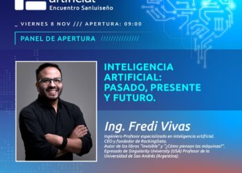ESTE VIERNES 8 DE NOVIEMBRE LA UNIVERSIDAD NACIONAL DE LOS COMECHINGONES SERÁ SEDE DEL 1° ENCUENTRO SANLUISEÑO DE INTELIGENCIA ARTIFICIAL.