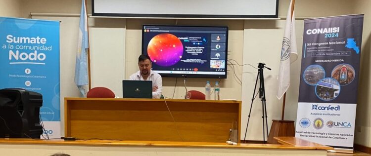 DOCENTE DE LA UNVIME EXPUSO EN CONGRESO NACIONAL DE INGENIERÍA INFORMÁTICA