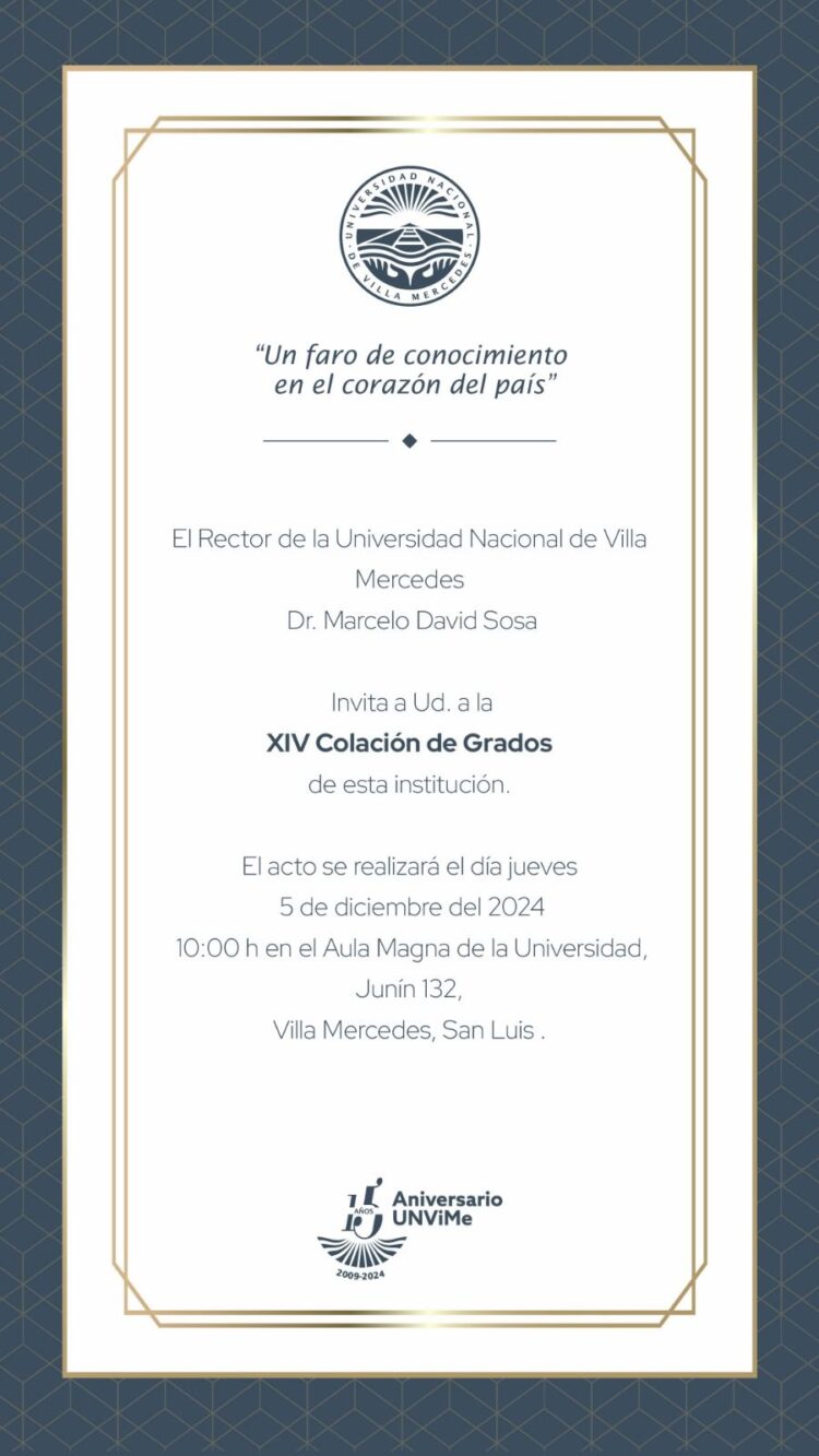UNVIME: LA UNIVERSIDAD SE PREPARA PARA LA SEGUNDA COLACIÓN DE GRADOS 2024