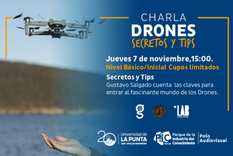 UN PILOTO CERTIFICADO DE DRONES DARÁ UNA CHARLA EN LA ULP
