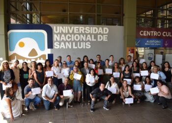 UNSL: ENTREGARON CERTIFICADOS DE LA DIPLOMATURA EN ESTRATEGIAS COLECTIVAS PARA LA ACCESIBILIDAD EN EL ESPACIO EDUCATIVO