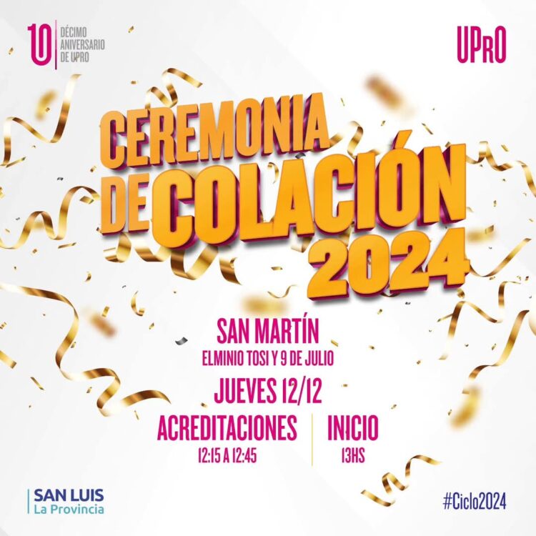 UPRO: OPERATIVO COLACIONES 2024: ¡NO PARAMOS! PRÓXIMA ESTACIÓN, SAN MARTÍN