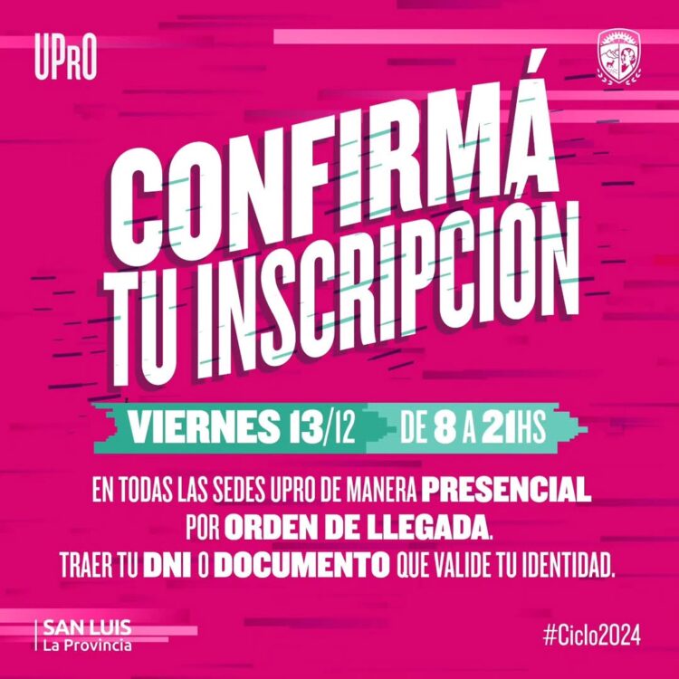 UPRO: ¡DICIEMBRE CON D DE “DALE QUE ES EL ÚLTIMO PASO!