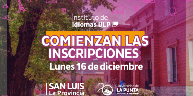 EL INSTITUTO DE IDIOMAS ABRE LAS INSCRIPCIONES PARA LOS CURSOS VIRTUALES 2025