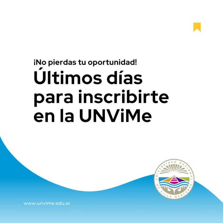 UNVIME: HASTA EL 14 DE MARZO ESTÁN ABIERTAS LAS INSCRIPCIONES