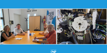 REUNIÓN ENTRE FCFMYN, FQBYF Y CONICET SAN LUIS POR LA PUESTA EN FUNCIONAMIENTO DEL MICROSCOPIO TEM