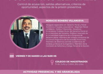 CAPSL: PARTICIPÁ EN LA JORNADA SOBRE EL PROCESO ACUSATORIO!