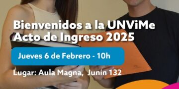 UNVIME: LA UNIVERSIDAD LE DA LA BIENVENIDA A LOS NUEVOS INGRESANTES