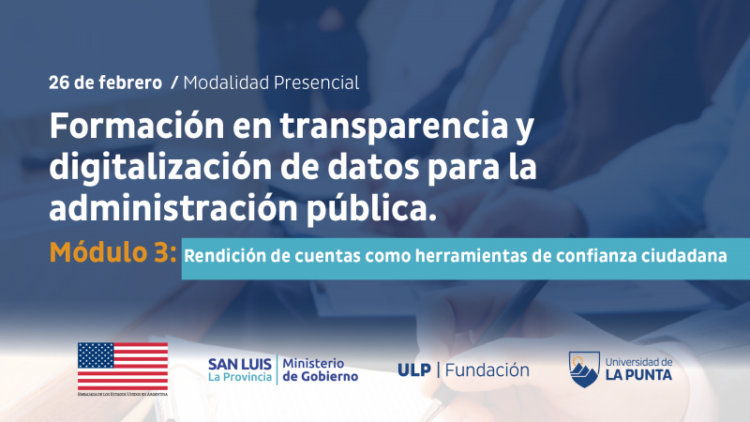 LA ULP JUNTO AL MINISTERIO DE GOBIERNO DARÁN UNA CAPACITACIÓN SOBRE RENDICIÓN DE CUENTAS