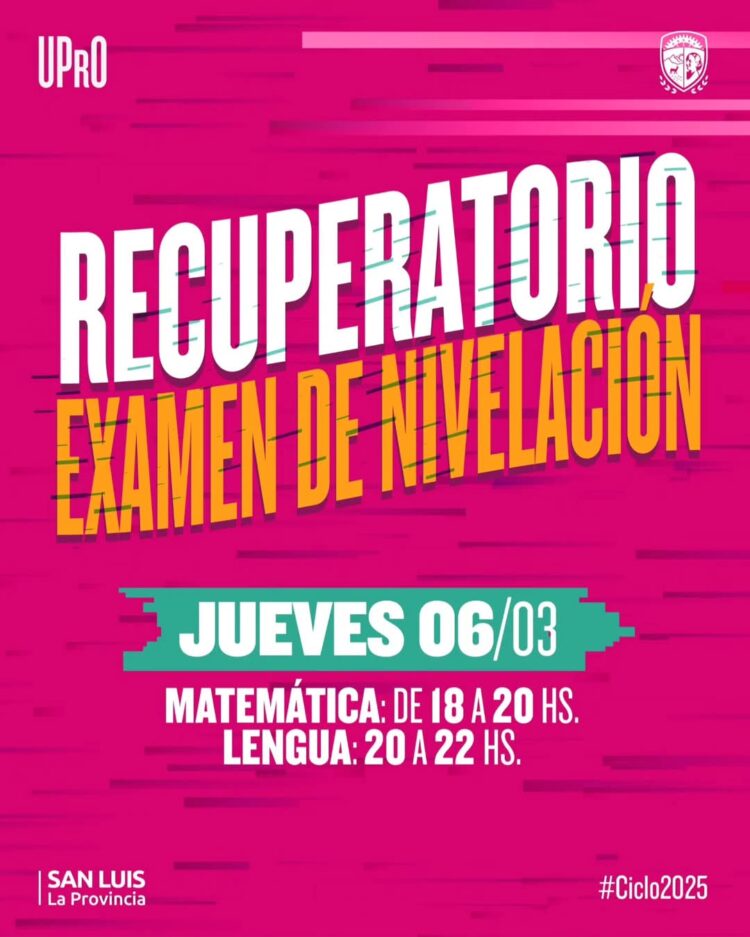 📢 INGRESANTE UPRO, AGENDÁ: ¡QUE NO SE TE PASE! 📢
