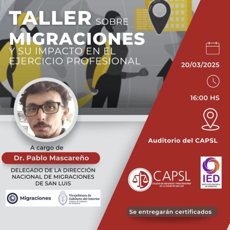 📢 INVITACIÓN ESPECIAL PARA MATRICULADOS DEL CAPSL ⚖️✍️