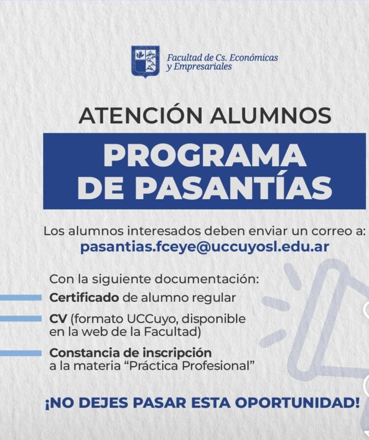 ATENCIÓN ESTUDIANTES UCCUYO-SL