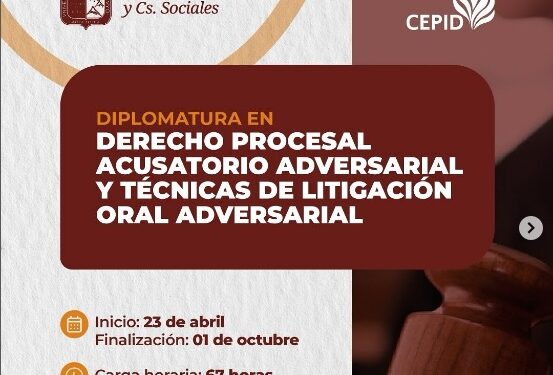 UCCUYO-SL: DERECHO PROCESAL ACUSATORIO ADVERSARIAL Y TÉCNICAS DE LITIGACIÓN ORAL ADVERSARIAL.