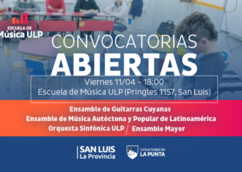 LA ESCUELA DE MÚSICA CONVOCA A NUEVAS AUDICIONES PARA SUS ENSAMBLES Y ORQUESTA