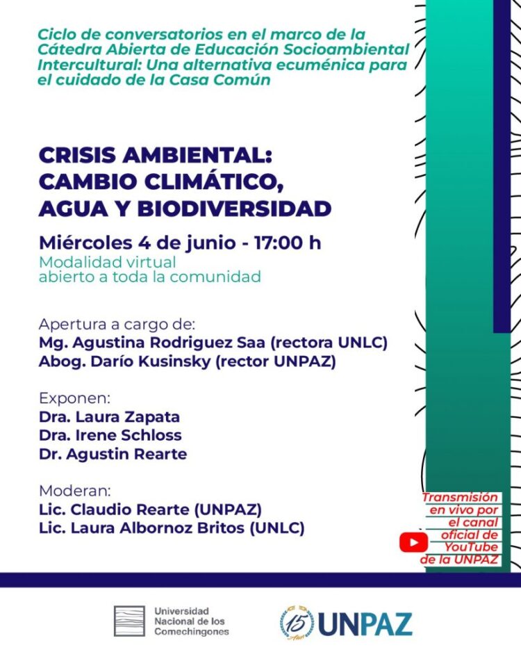 UNLC: DIPLOMATURA EN EDUCACIÓN SOCIAL AMBIENTAL – 100% VIRTUAL Y ABIERTA A LA COMUNIDAD