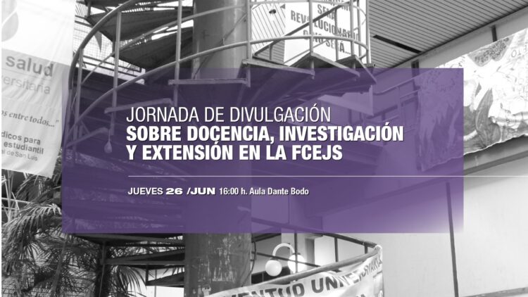 JORNADA DE DIVULGACIÓN SOBRE DOCENCIA, INVESTIGACIÓN Y EXTENSIÓN