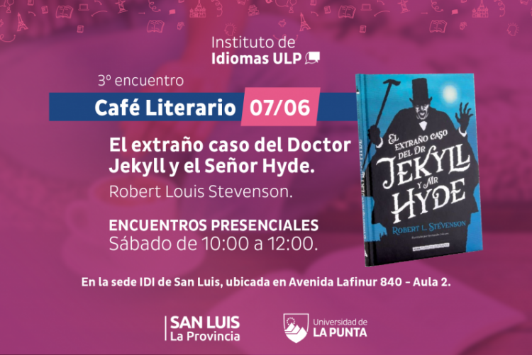 EL INSTITUTO DE IDIOMAS INVITA A COMPARTIR UN NUEVO CAFÉ LITERARIO