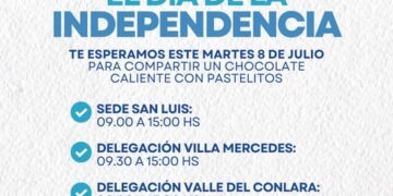 CPCE-SL: FESTEJEMOS JUSTOS EL DÍA DE LA INDEPENDENCIA