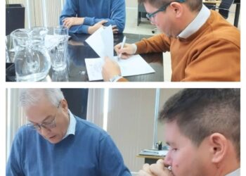 FIRMAN CONVENIO CON SAN LUIS AGUA PARA ESTUDIAR LOS ESPEJOS Y RESERVORIOS DE AGUA DE LA PROVINCIA