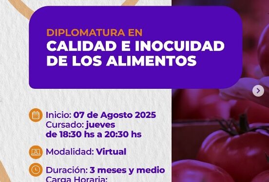 UCCUYO-SL: DIPLOMADO EN CALIDAD E INOCUIDAD DE LOS ALIMENTOS.