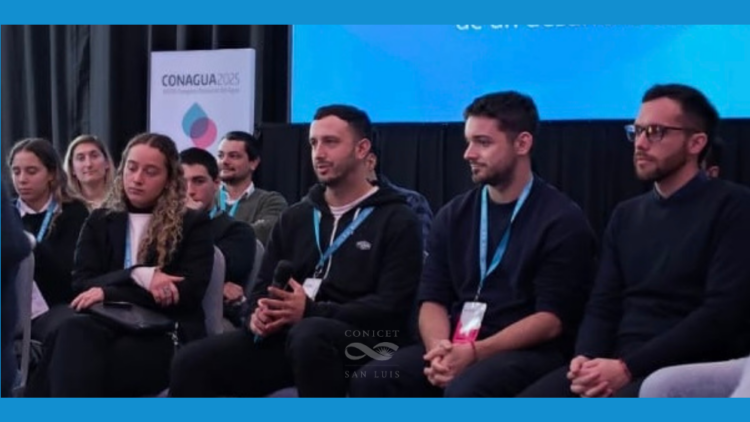 BECARIO DEL CONICET SAN LUIS PARTICIPA DEL CONAGUA