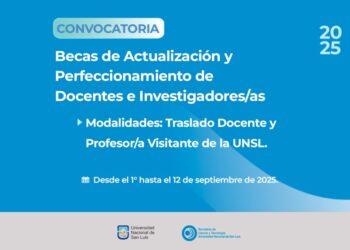 CONVOCATORIA A BECAS DE ACTUALIZACIÓN Y PERFECCIONAMIENTO DE DOCENTES-INVESTIGADORES/AS
