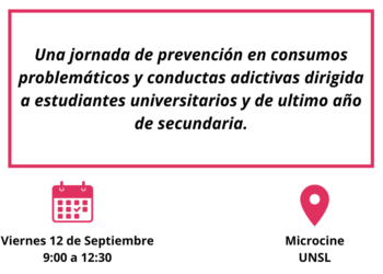 JORNADA «SALUD Y CONSUMOS EN LA VIDA UNIVERSITARIA»