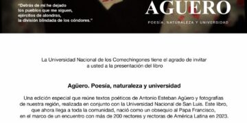 LA UNLC PRESENTA EL LIBRO “AGÜERO. POESÍA, NATURALEZA Y UNIVERSIDAD”