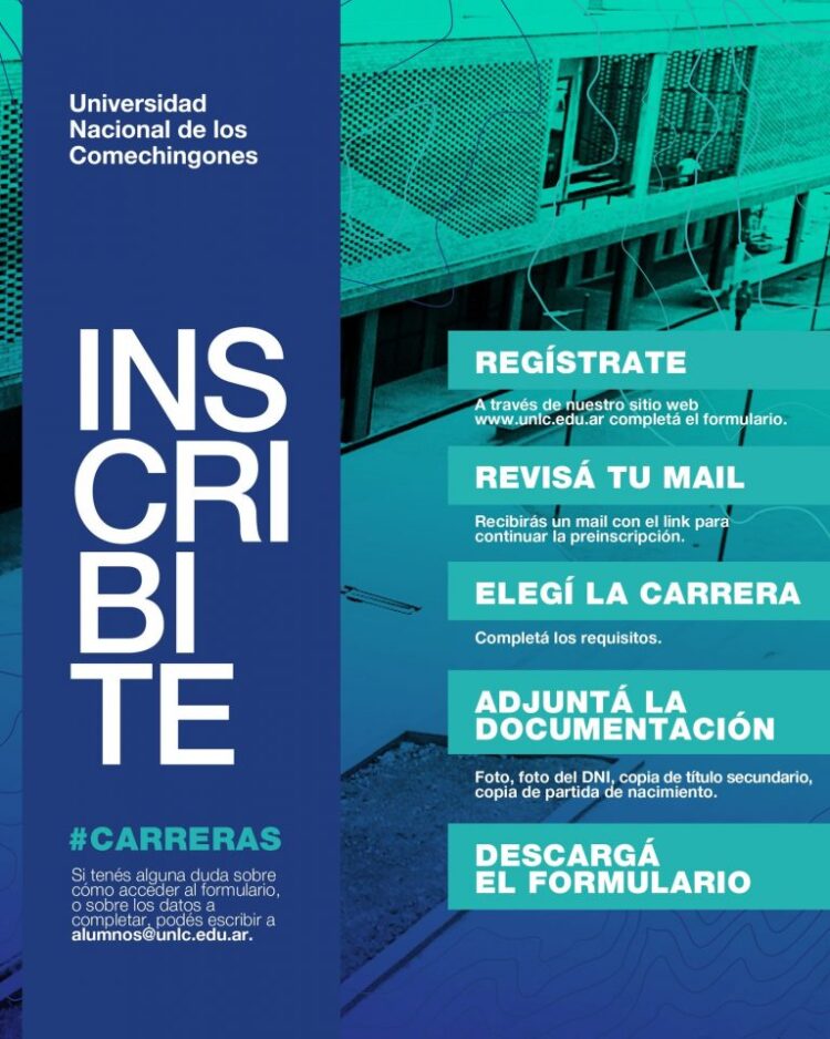 LA UNLC ABRIÓ LAS INSCRIPCIONES PARA TODAS SUS CARRERAS