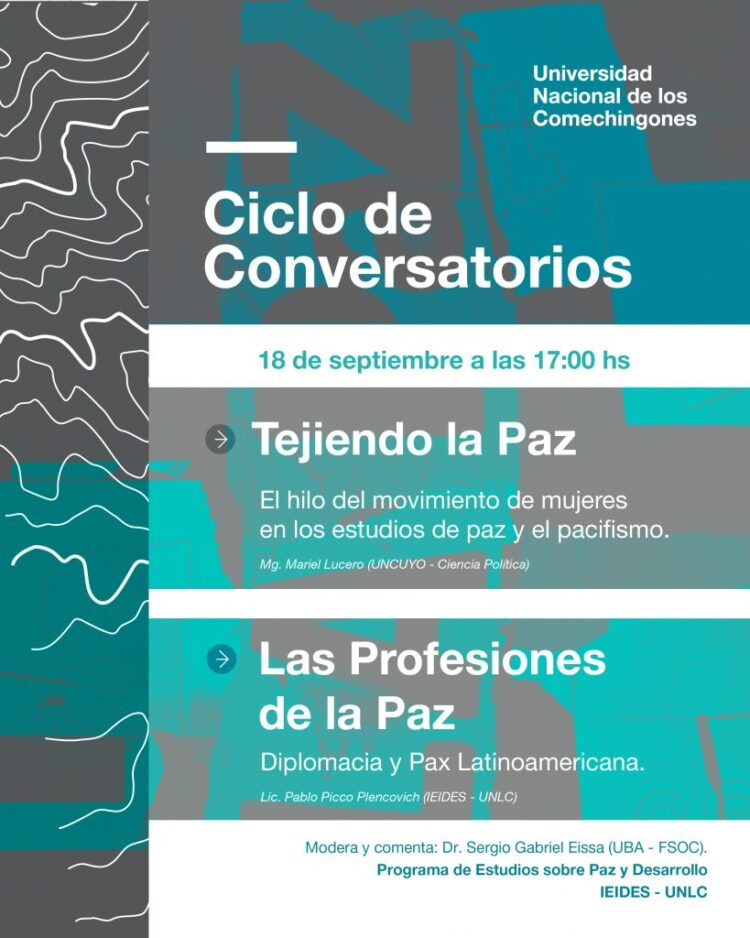 UNLC: SEGUNDO CONVERSATORIO VIRTUAL SOBRE PAZ Y DESARROLLO