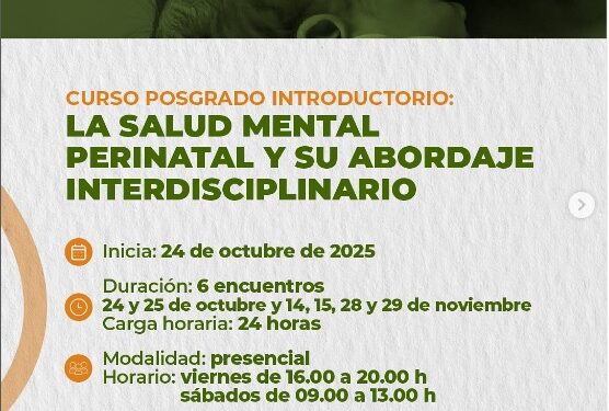 UCCUYO-SL: CURSO POSGRADO EN SALUD MENTAL PERINATAL.
