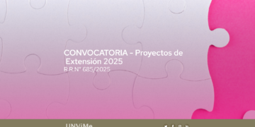 UNVIME: SE ENCUENTRA ABIERTA LA CONVOCATORIA 2025 A PRESENTACIÓN DE PROYECTOS DE EXTENSIÓN