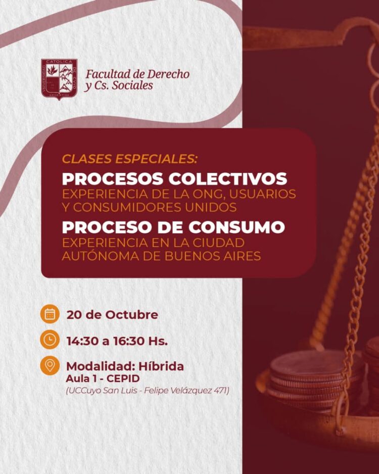 CLASES ESPECIALESPROCESOS COLECTIVOS Y PROCESOS DE CONSUMO