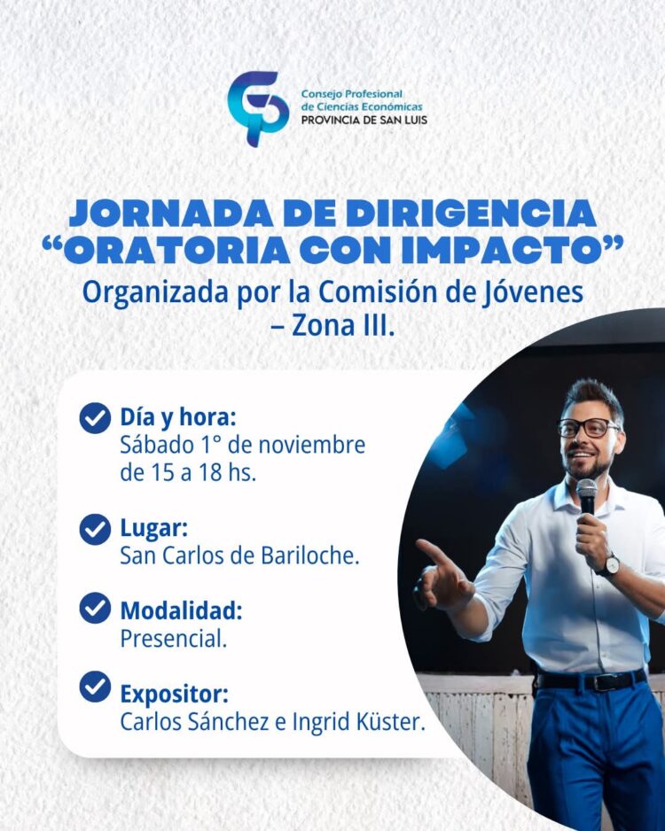 JORNADA DE DIRIGENCIA “ORATORIA CON IMPACTO”, ORGANIZADA POR LA COMISIÓN DE JÓVENES – ZONA III.