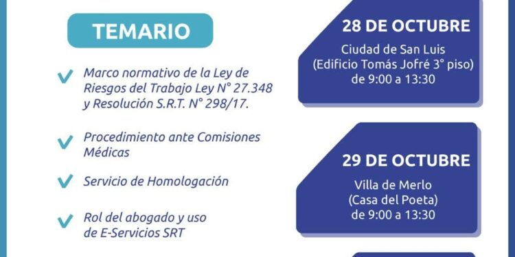 CAPSL: CAPACITACIÓN SRT IMPLEMENTACIÓN DE LA LEY N° 27.348