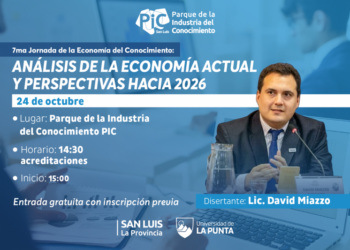 DICTARÁN UNA CHARLA SOBRE LOS DESAFÍOS Y ESCENARIOS DE LA ECONOMÍA ARGENTINA