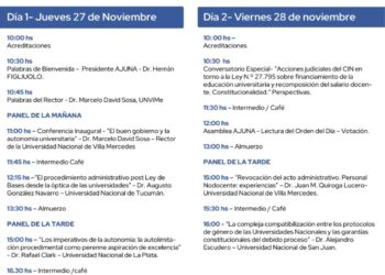 LA UNVIME SERÁ SEDE DE LAS XLVII JORNADAS DE ASESORES JURÍDICOS DE UNIVERSIDADES NACIONALES