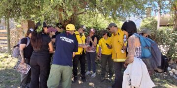 ESTUDIANTES DE INCENDIOS FORESTALES HICIERON PRÁCTICAS DE MAPEO EN CARPINTERÍA
