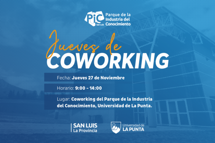 JUEVES DE COWORKING’ EN EL PARQUE DE LA INDUSTRIA DEL CONOCIMIENTO